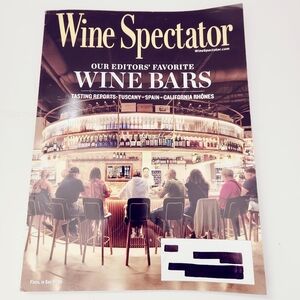 🍭7/$15 Wine Spectator Magazine October 2025 Wine Bars